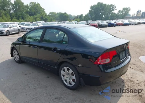 2008 Honda Civic Lx из США, поврежденный, VIN 1HGFA16568L070176